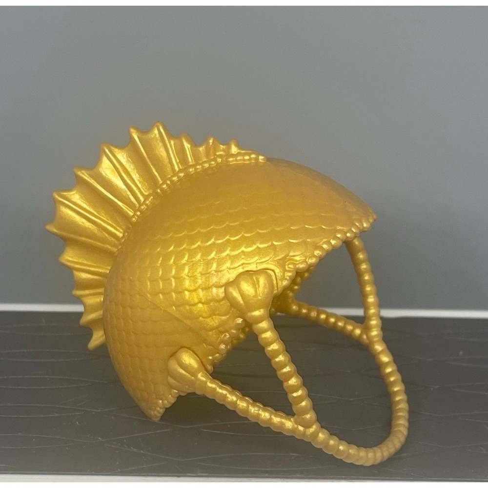 Monster High Doll Lagoona Blue Wheel Love Replacement Gold Helmet